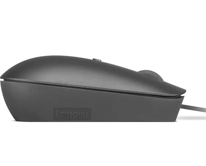 Lenovo GY51D20876 USB-C Wired Compact Mouse – Optical, Grey, 2400 DPI