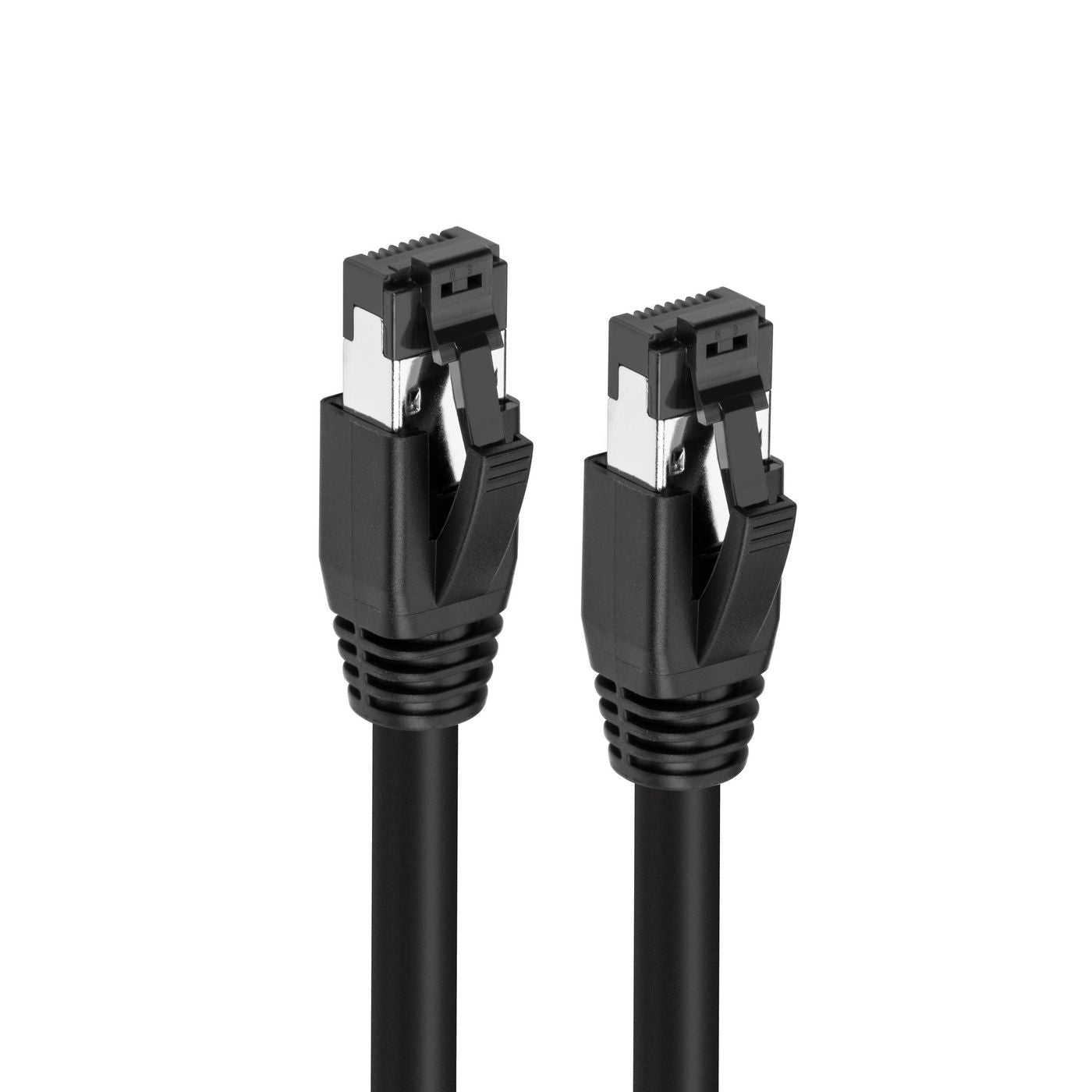 MicroConnect MC-SFTP8015S Cat8.1 S/FTP Network Cable – 1.5m Black LSZH with Gold RJ-45 Connectors