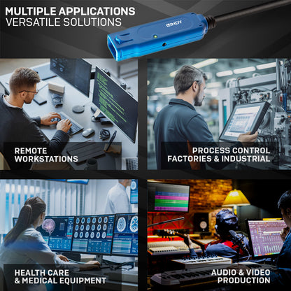 Lindy 43362 USB 3.0 Active Extension Pro Cable – 30m, USB A, 5Gbps