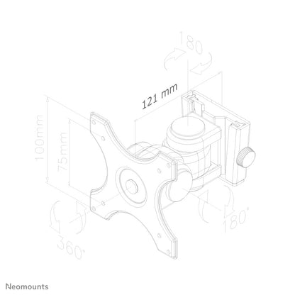 Neomounts FPMA-W250BLACK Monitor/TV Wall Mount – Full Motion 10-30" 12kg