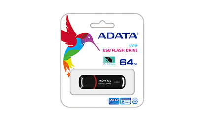 ADATA AUV150-64G-RBK 64GB USB 3.2 Gen 1 Flash Drive – Black