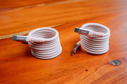 Verbatim 31853 USB-C to USB-C Magnetic Cable 60W 1.2m Pink Braided
