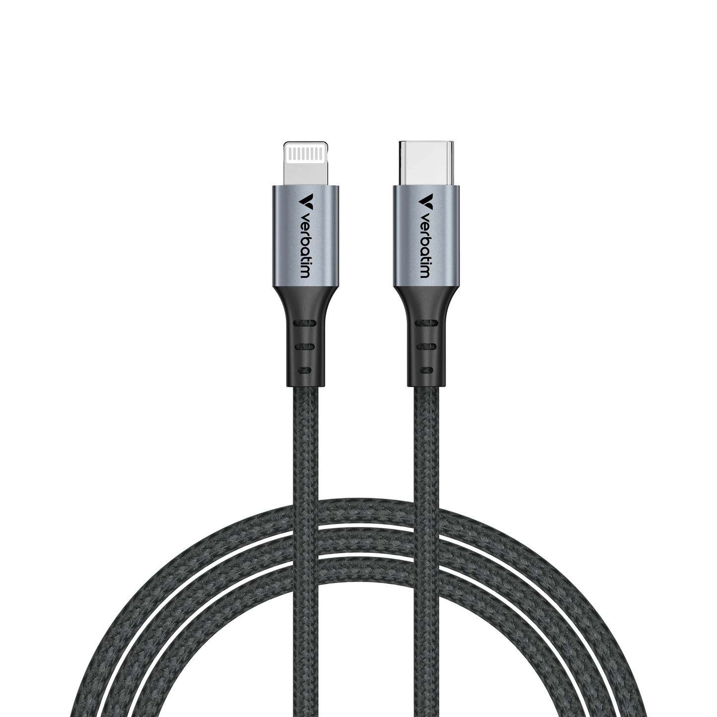 Verbatim 31844 USB-C to Lightning Cable – MFi Certified 1.2m 60W Black