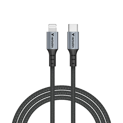Verbatim 31844 USB-C to Lightning Cable – MFi Certified 1.2m 60W Black