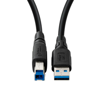 MicroConnect USB3.0AB1B-LSZH USB 3.2 A-B Gen 1 Cable 1m LSZH