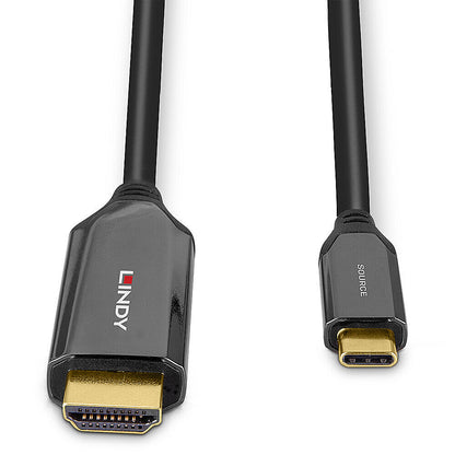 Lindy 43369 3m USB Type-C to HDMI 8K60 Adapter Cable – Ultra HD, CE Certified