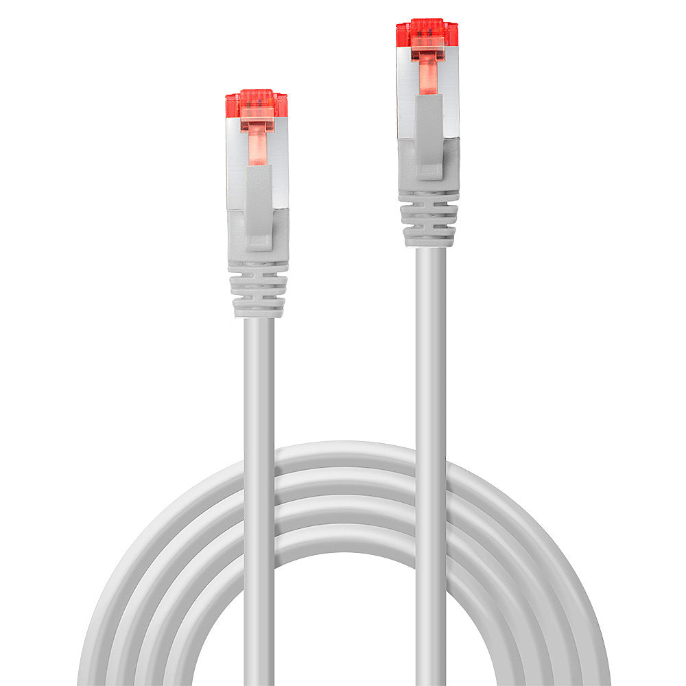 Lindy 47702 1m Cat6 S/FTP Network Cable – Grey, RJ45, Gold Plated, CE Certified