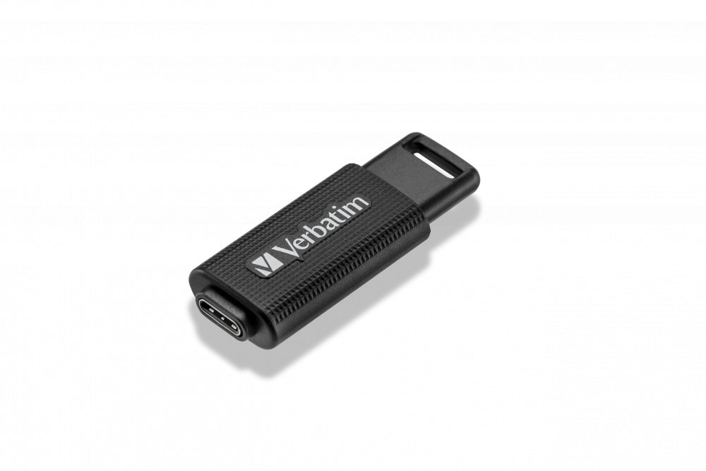 Verbatim 49459 USB Flash Drive – 128GB USB Type-C 3.2 Gen 1 Black
