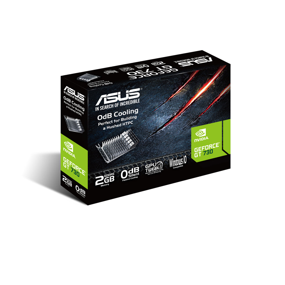 Asus 90YV06N2-M0NA00 GeForce GT 730 2GB GDDR5 Graphics Card PCIe 2.0