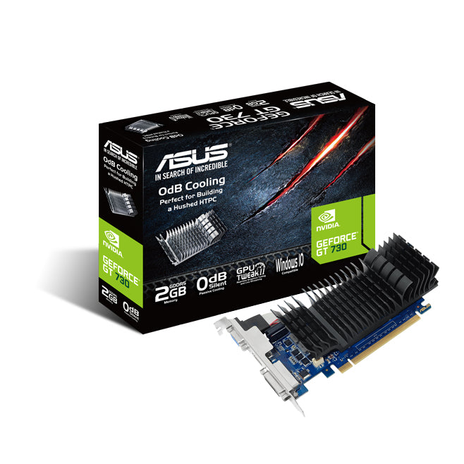 Asus 90YV06N2-M0NA00 GeForce GT 730 2GB GDDR5 Graphics Card PCIe 2.0