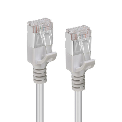 MicroConnect V-FTP6A0015-SLIM Cat6a U/FTP STP Network Cable 0.15m Grey
