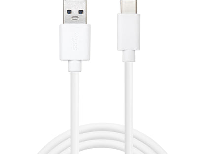 Sandberg 136-14 USB-C 3.1 to USB-A 3.0 Cable, 2m White Male/Male RoHS Certified
