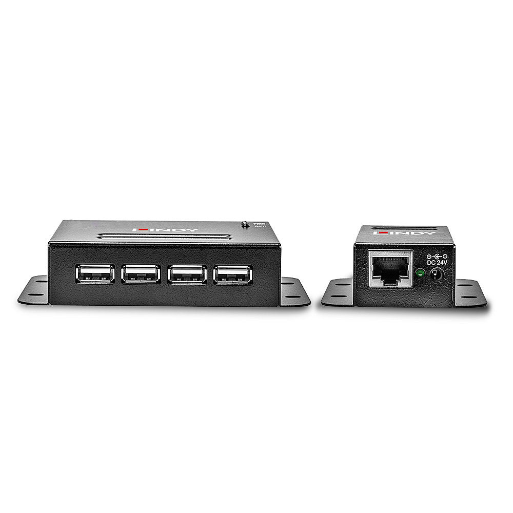 Lindy 42681 50m 4 Port USB 2.0 Cat.6 Extender – Network Transmitter & Receiver