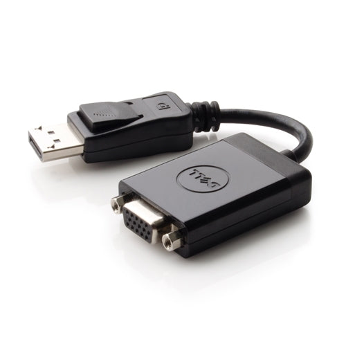 Dell 0KKMYD DisplayPort to VGA Video Cable Adapter – Black, 1920 x 1200 Resolution