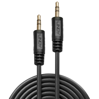 Lindy 35641 1m Premium 3.5mm Jack to Jack Audio Cable – Black