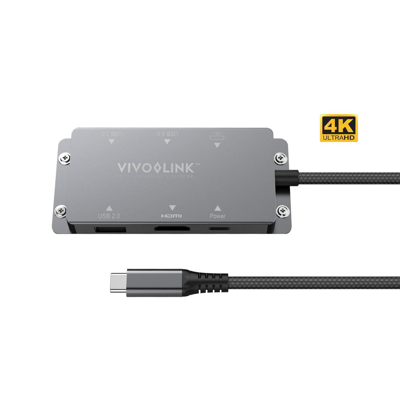 Vivolink VLUSBCHUB USB Graphics Adapter – USB-C Hub 4K HDMI Metal
