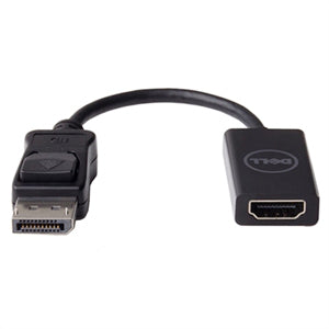 Dell DANAUBC087 DisplayPort to HDMI Adapter Cable – 0.2m, 4K UHD, HDMI 2.0, Black