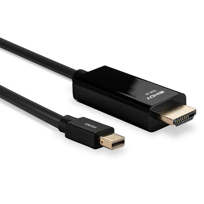 Lindy 36926 1m Mini DisplayPort to HDMI 10.2G Cable – 4K UHD, Black