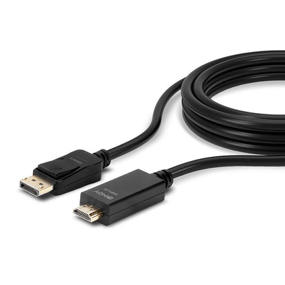 Lindy 36923 3m DisplayPort to HDMI 10.2G Cable – 4K UHD, CE Certified