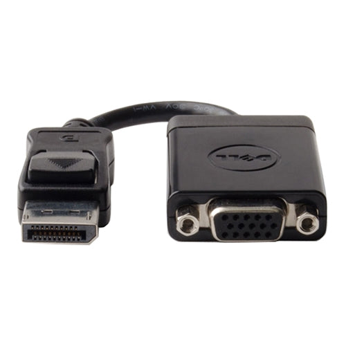 Dell DANBNBC084 DisplayPort to VGA Adapter – 1920x1200 1080p Black | CE & RoHS Certified