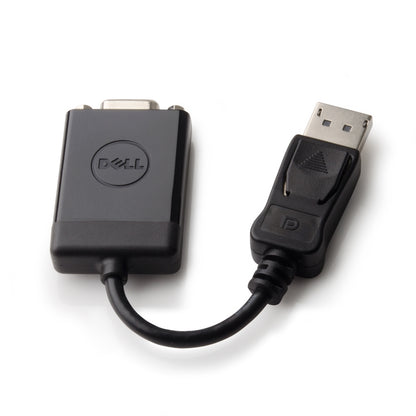 Dell DANBNBC084 DisplayPort to VGA Adapter – 1920x1200 1080p Black | CE & RoHS Certified
