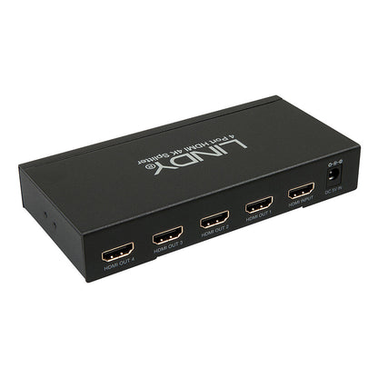 Lindy 38159 4 Port HDMI 10.2G Splitter – 4K UHD, 4x HDMI Output