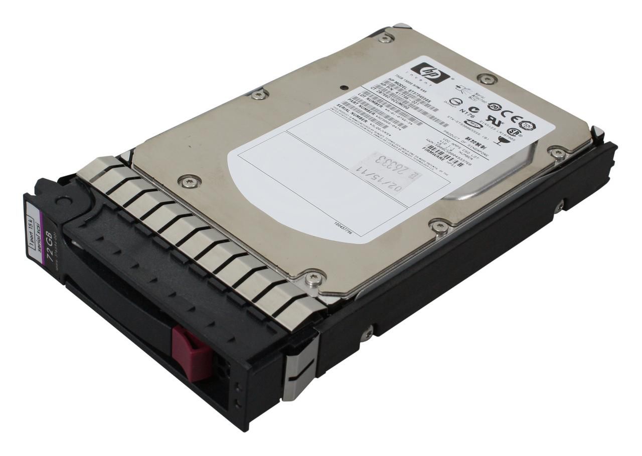 Hewlett Packard Enterprise 376594-001 Internal Hard Drive – 72GB 3.5" SAS 15000RPM