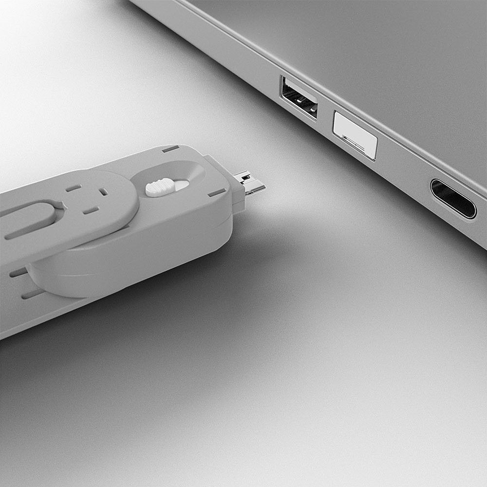 Lindy 40624 USB Type A Port Blocker Key – White, Secure USB Port Protection, ABS