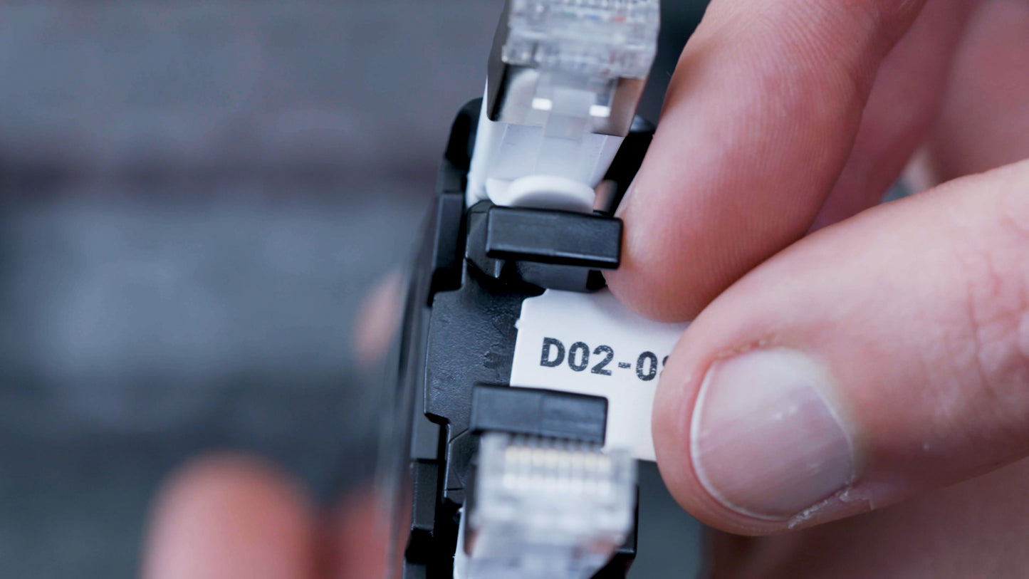 PATCHBOX IDLABELW Patch Panel Accessories – Identification Labels White Paper 60pcs