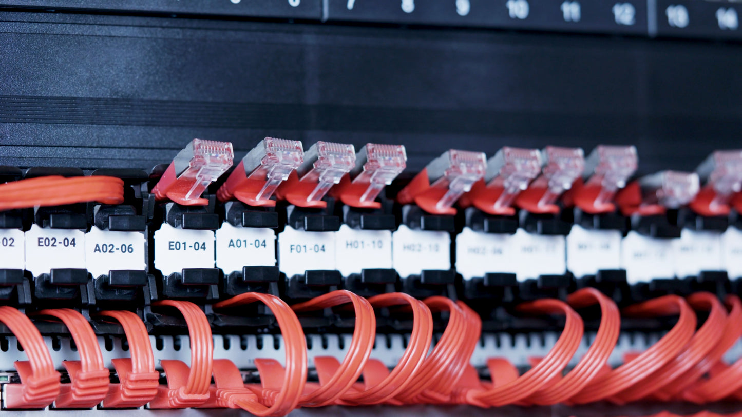 PATCHBOX IDLABELW Patch Panel Accessories – Identification Labels White Paper 60pcs