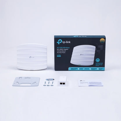 Omada EAP225 Wireless Access Point – Dual Band 1350 Mbit/s PoE White