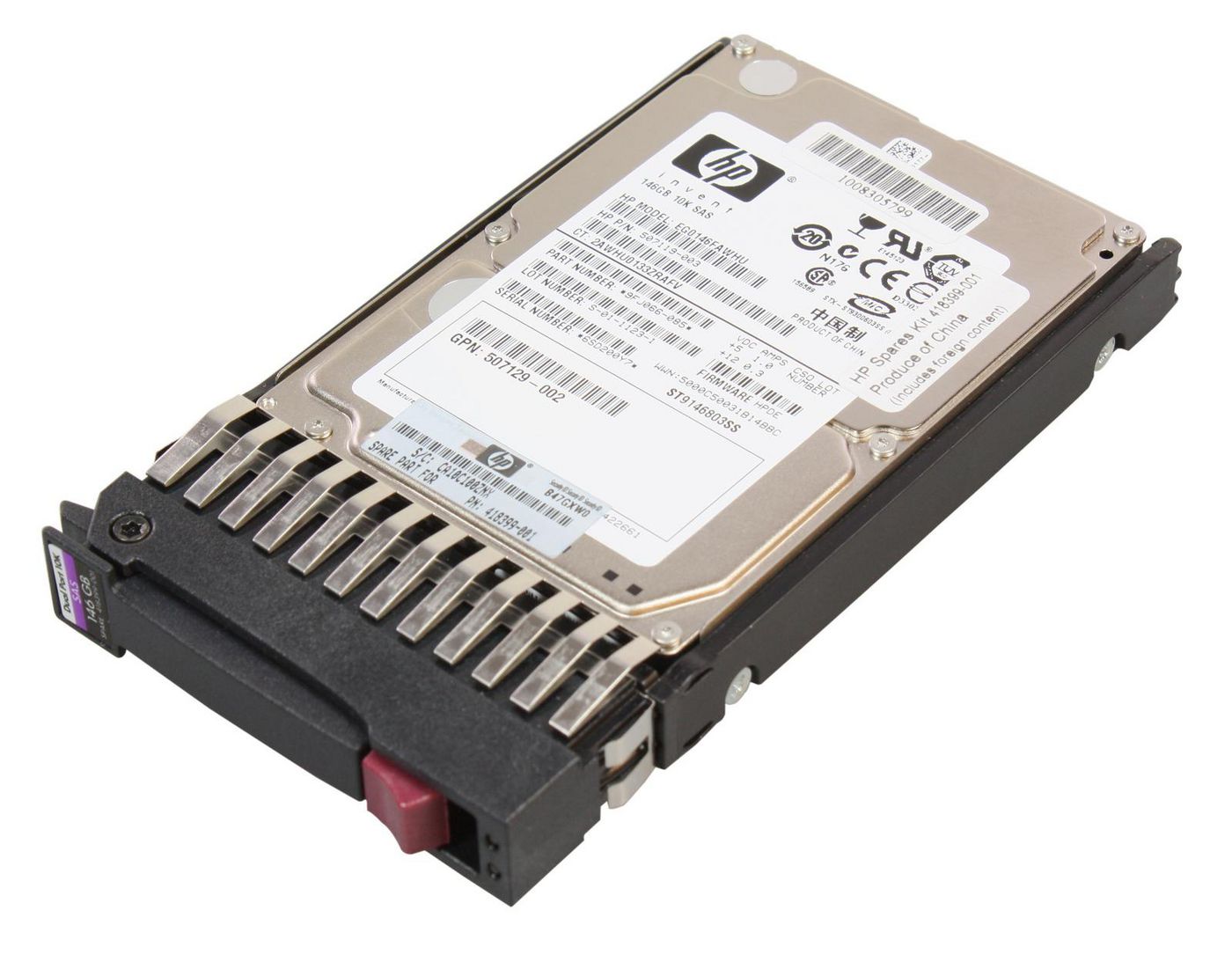 Hewlett Packard Enterprise 418399-001 Internal Hard Drive – 146GB SAS 10K RPM 2.5" Hot-Swap