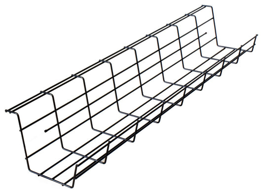 Kondator 429-4002 Ranna Cable Tray – Black Under-Desk Cable Management 72cm