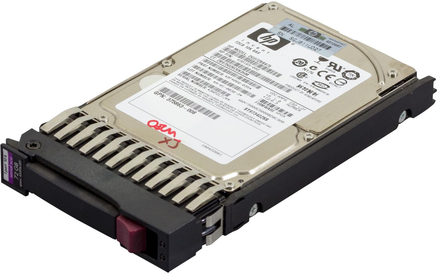 Hewlett Packard Enterprise 434916-001-RFB Internal Hard Drive – 72GB 10K SAS 2.5" HDD