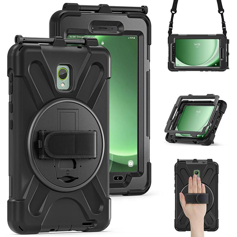 eSTUFF ES681862-BULK Rugged Tablet Case – Black, Defender Series