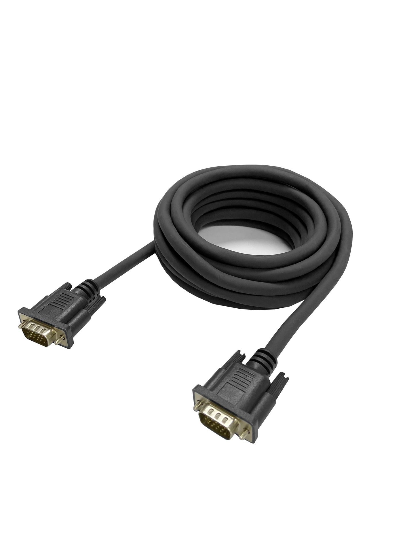 Vivolink PROVGAMC0.9 VGA Cable 0.9m – Pro Micro M-M, Triple Shielded, Black, Gold-Plated Connectors
