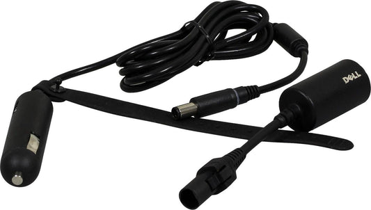 Dell 450-15098 90W Auto/Air DC Power Adapter – Portable Power Supply, Black, 2m