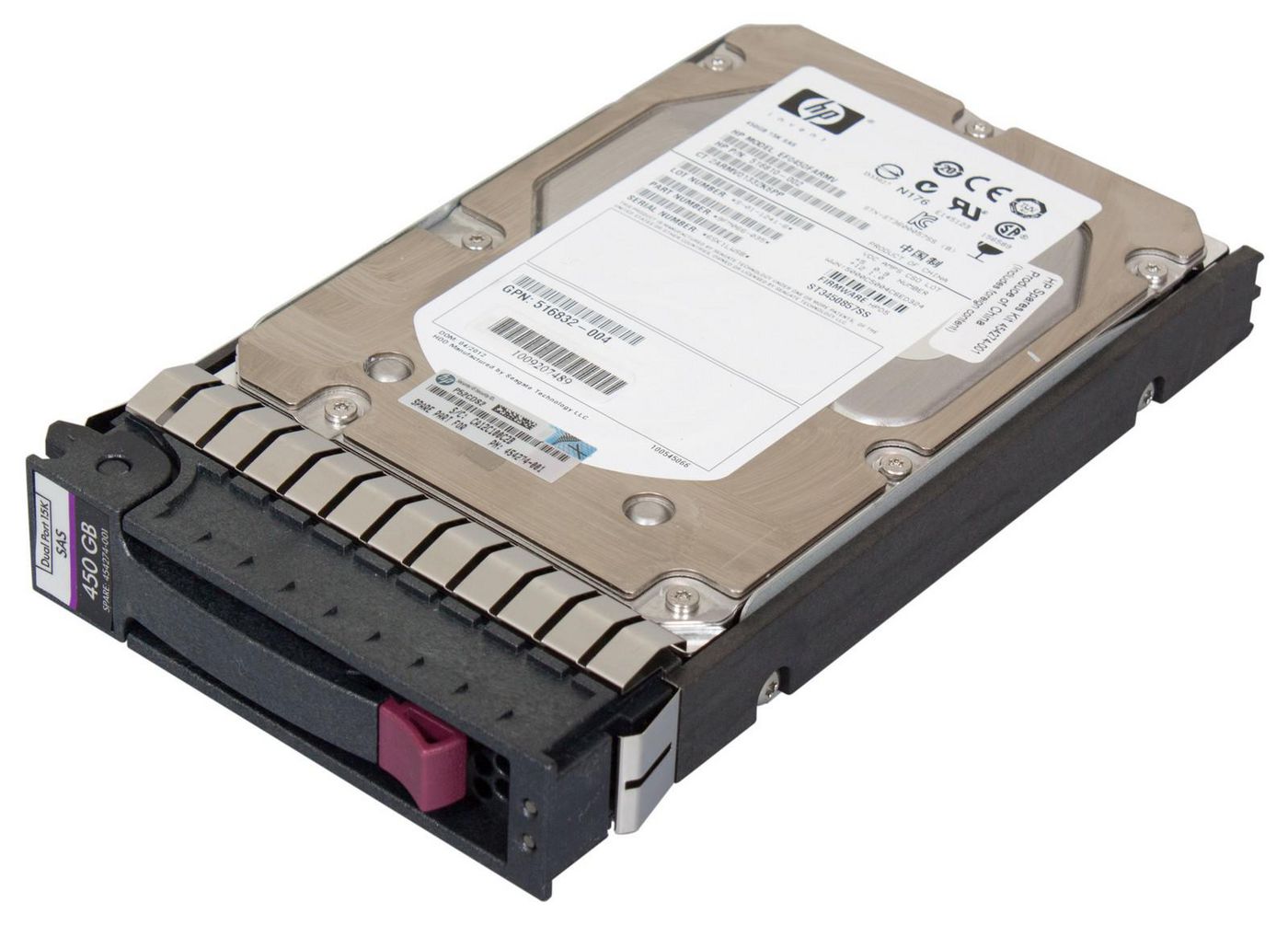 Hewlett Packard Enterprise 454274-001 Internal Hard Drive – 450GB 3.5" SAS 15000RPM