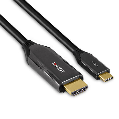 Lindy 43369 3m USB Type-C to HDMI 8K60 Adapter Cable – Ultra HD, CE Certified
