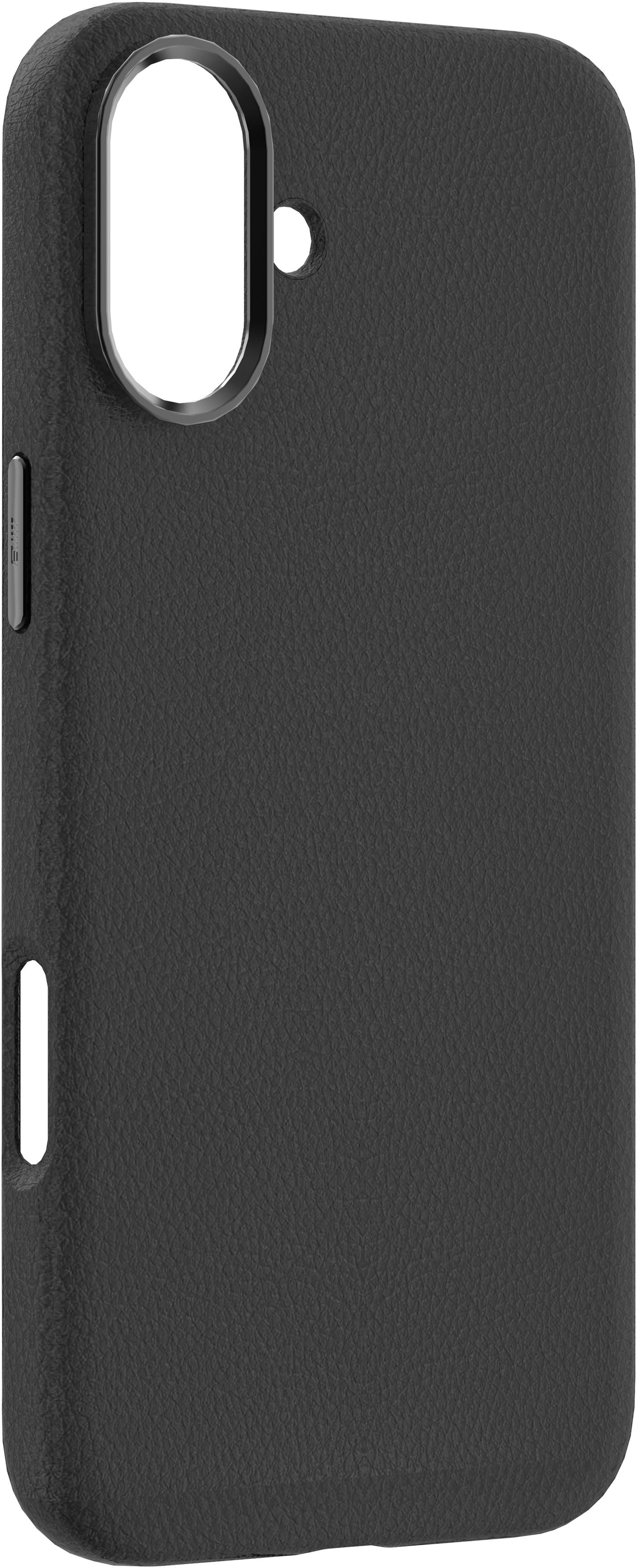 eSTUFF ES67160020 Smart Phone Case – Black Leather Cover 15.5cm (6.1")