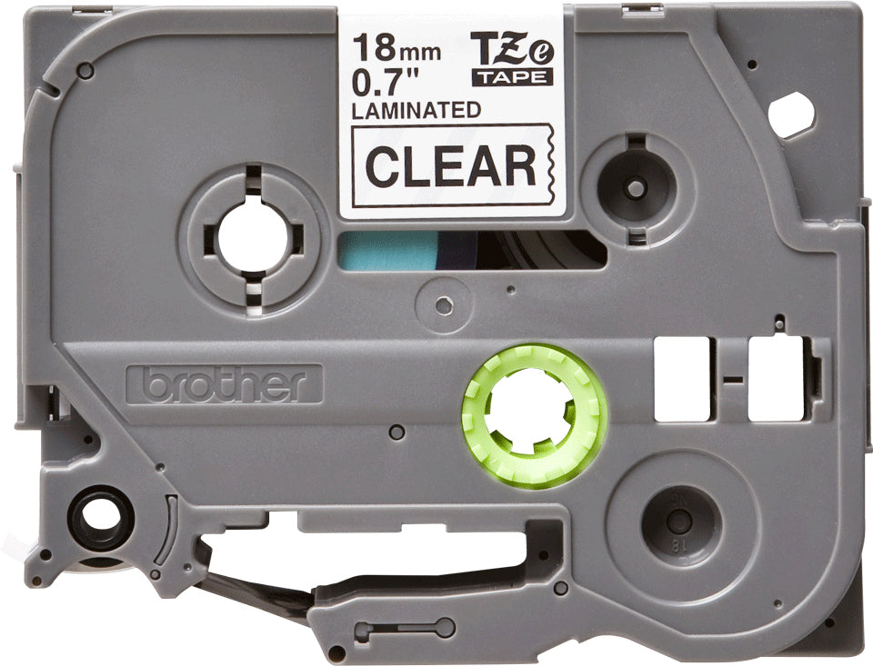 Brother TZE-141 Label Tape – 18mm Black on Clear for P-Touch Label Makers