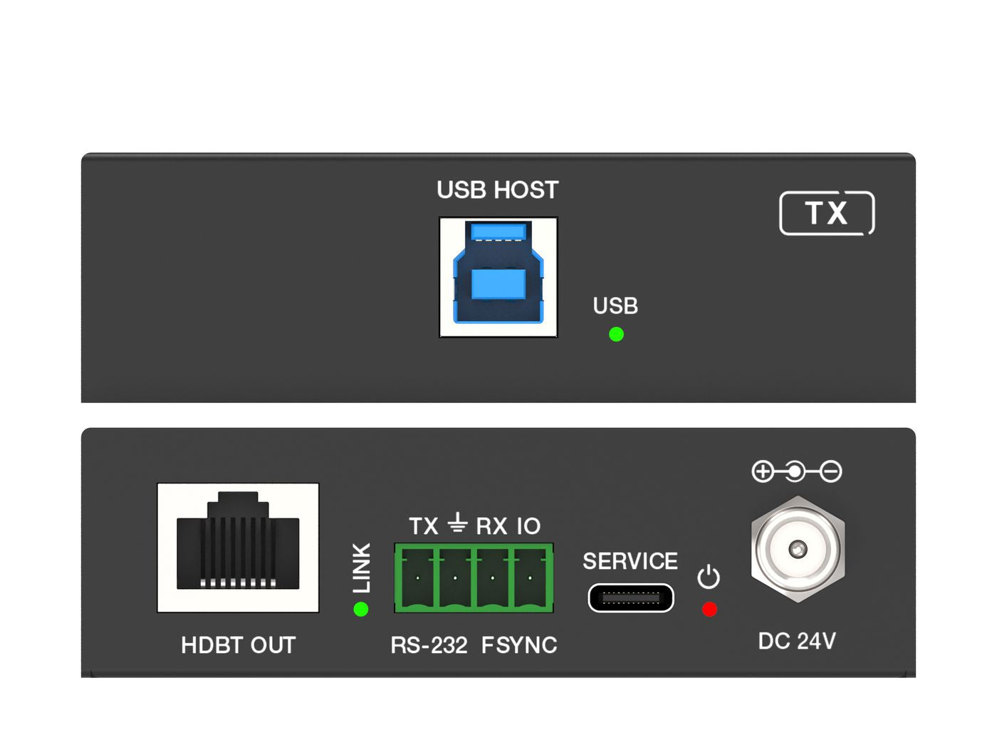 Vivolink VLUSB3EXT100 KVM Extender – USB 3.2 100m 4-Port Kit