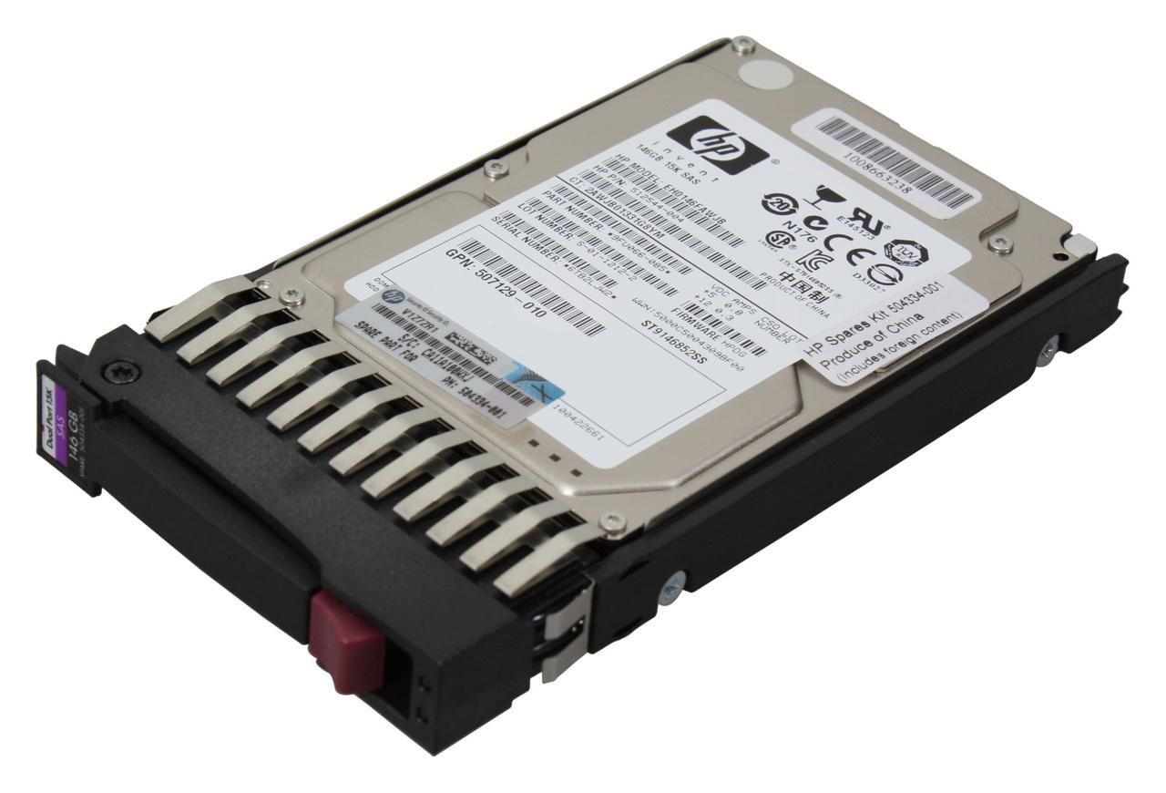 Hewlett Packard Enterprise 504334-001 146GB 15K 2.5" SAS Hot Swap HDD