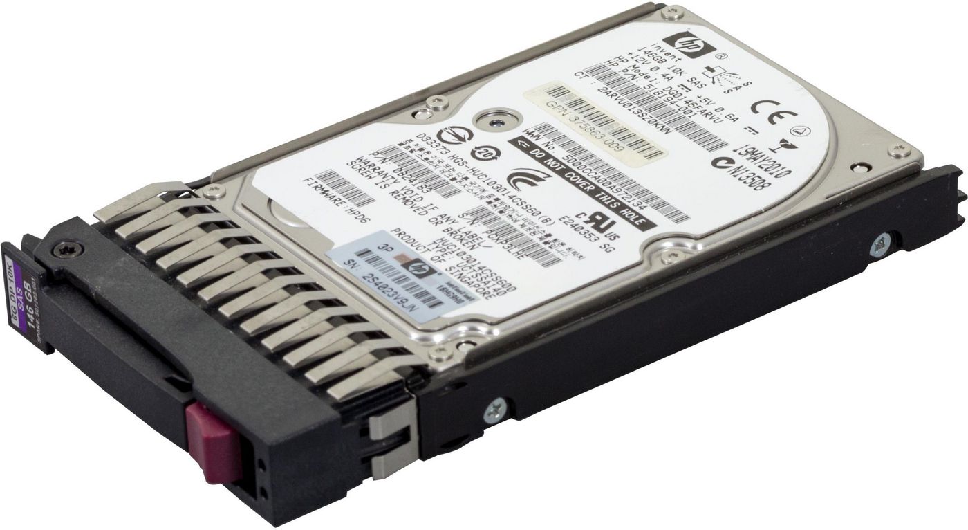 Hewlett Packard Enterprise 507283-001-RFB 146GB SAS 2.5" 10K RPM Hard Drive