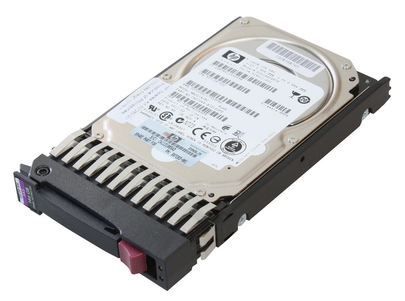 Hewlett Packard Enterprise 507283-001 146GB SAS 10K 2.5" Enterprise Hard Drive