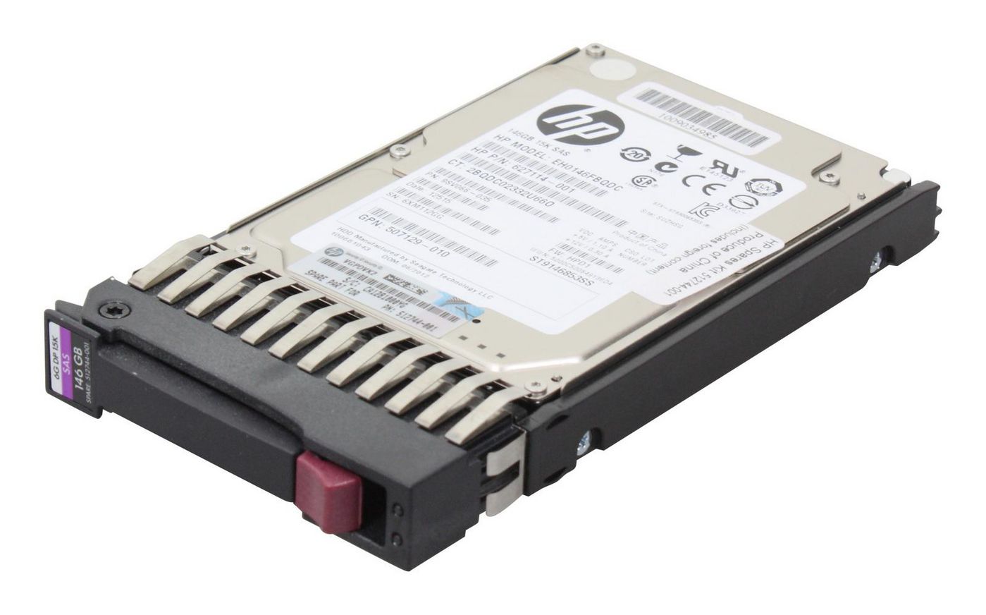 Hewlett Packard Enterprise 512744-001 146GB SAS 2.5" 15000RPM HDD