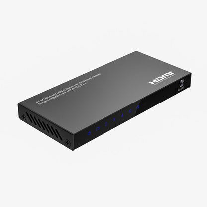 MicroConnect MC-USBCHDMISWITCH0401-8K AV Switch – 4x1 USB-C & HDMI 8K UHD Remote