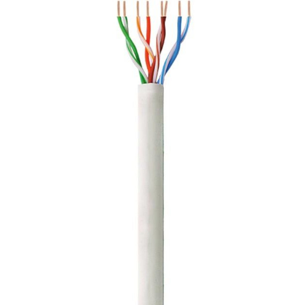 Techly ITP8-FLU-0305 Cat5e U/UTP Network Cable 305m Grey PVC