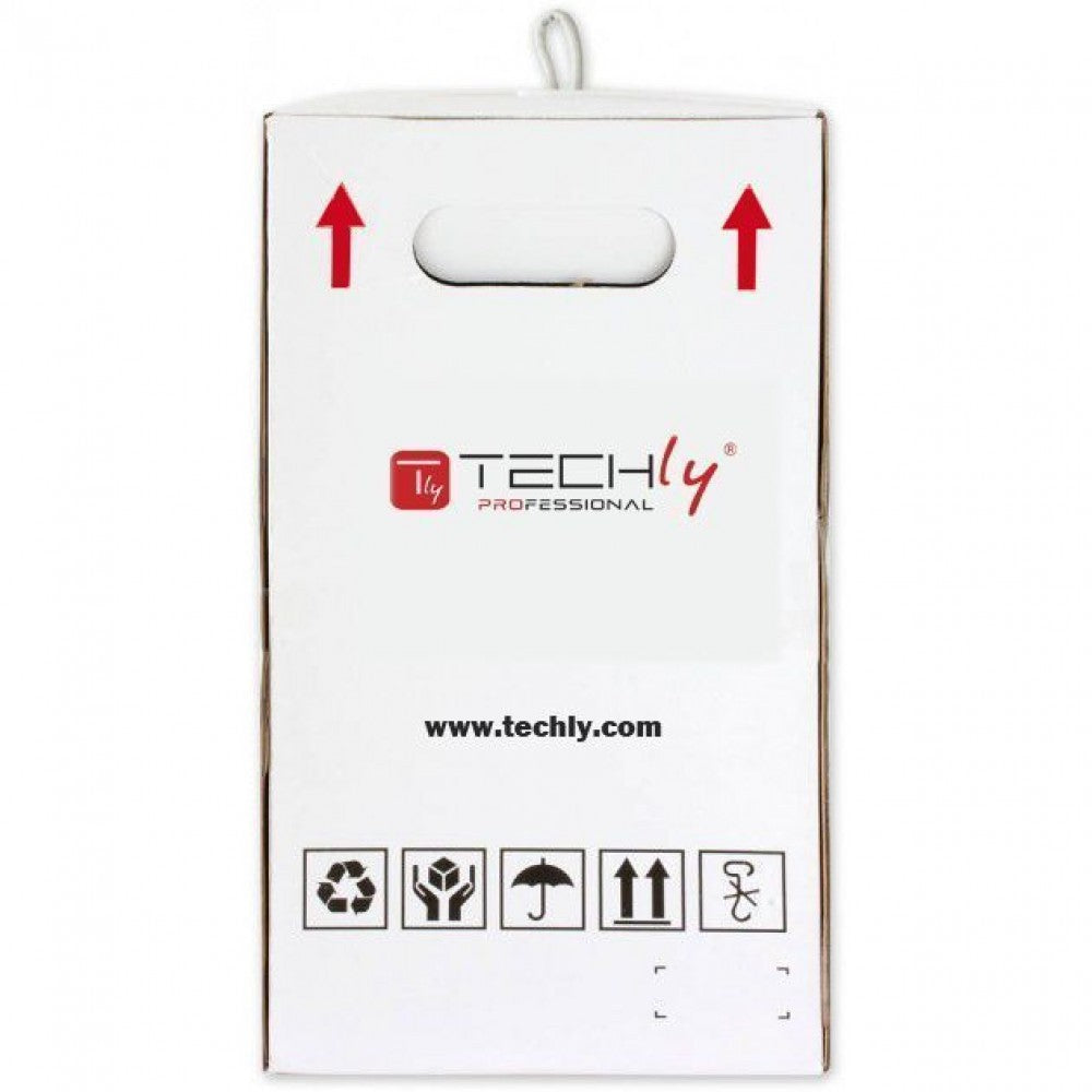 Techly ITP8-FLU-0305 Cat5e U/UTP Network Cable 305m Grey PVC