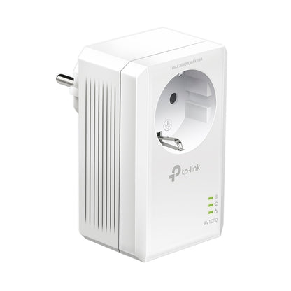 TP-Link TL-PA7017P KIT PowerLine Network Adapters – AV1000 Gigabit Passthrough Starter Kit